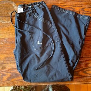 Yoga fit navy blue capris size small